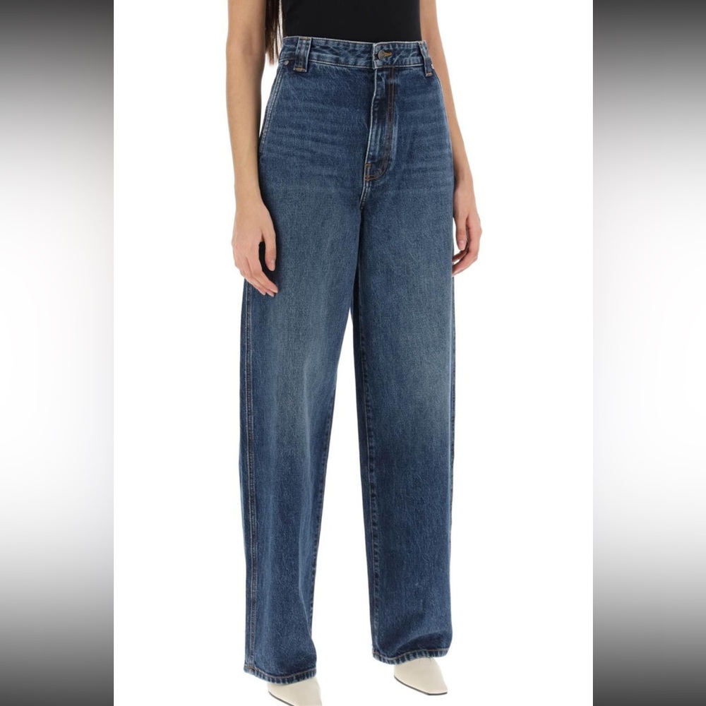 Women's Black Wide-Leg Jeans